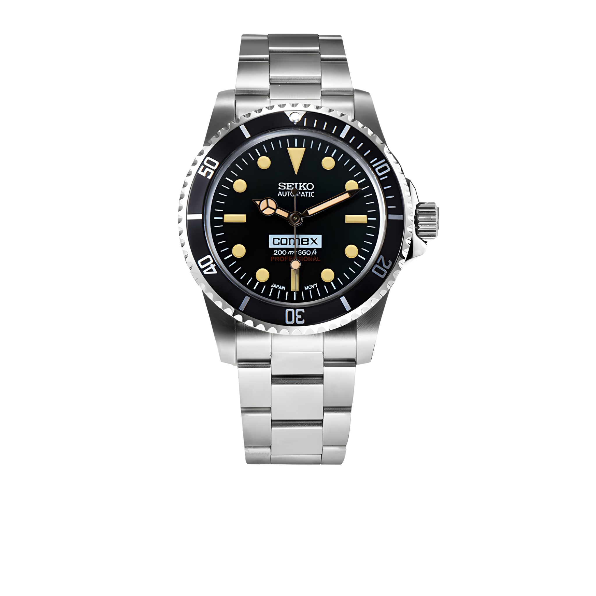 Seikomariner Vintage Seiko Mod de Buceo con Estilo Clásico