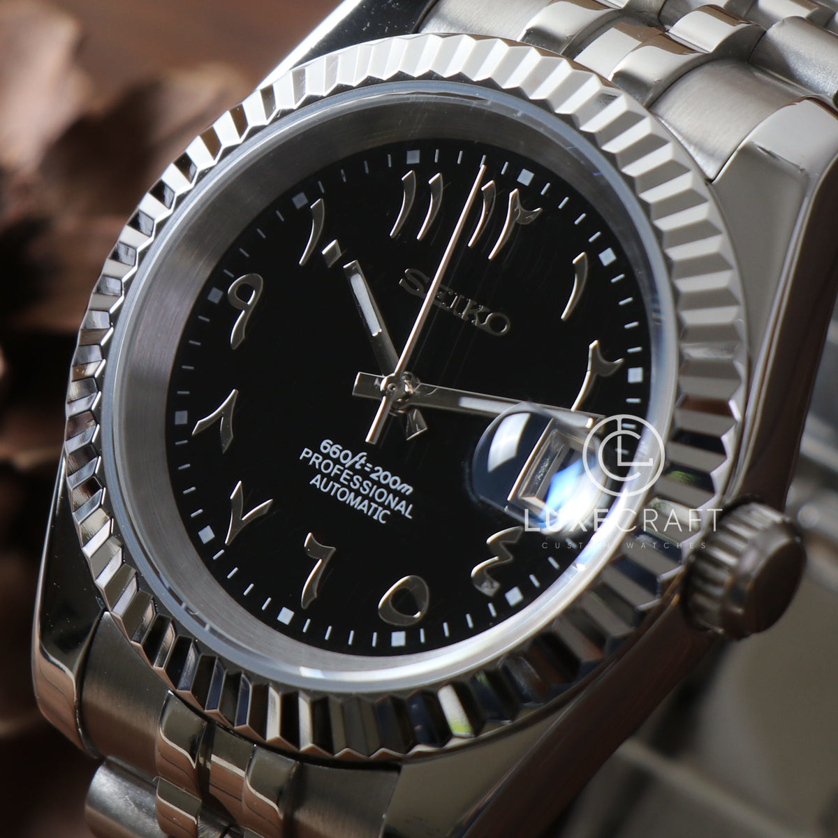 SEIKOJUST BLACK ARABIC