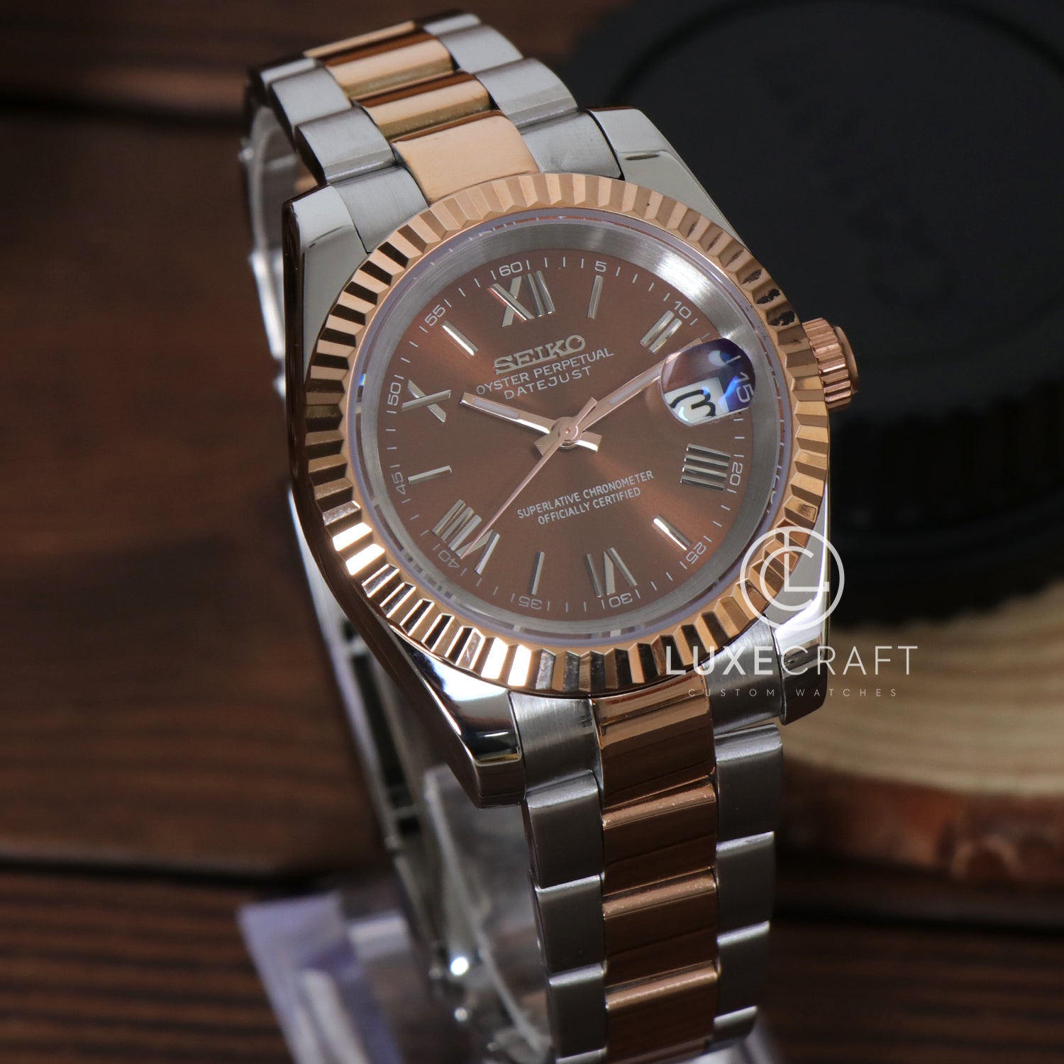SEIKOJUST CHOCOLATE ROMAN (TWO TONES)
