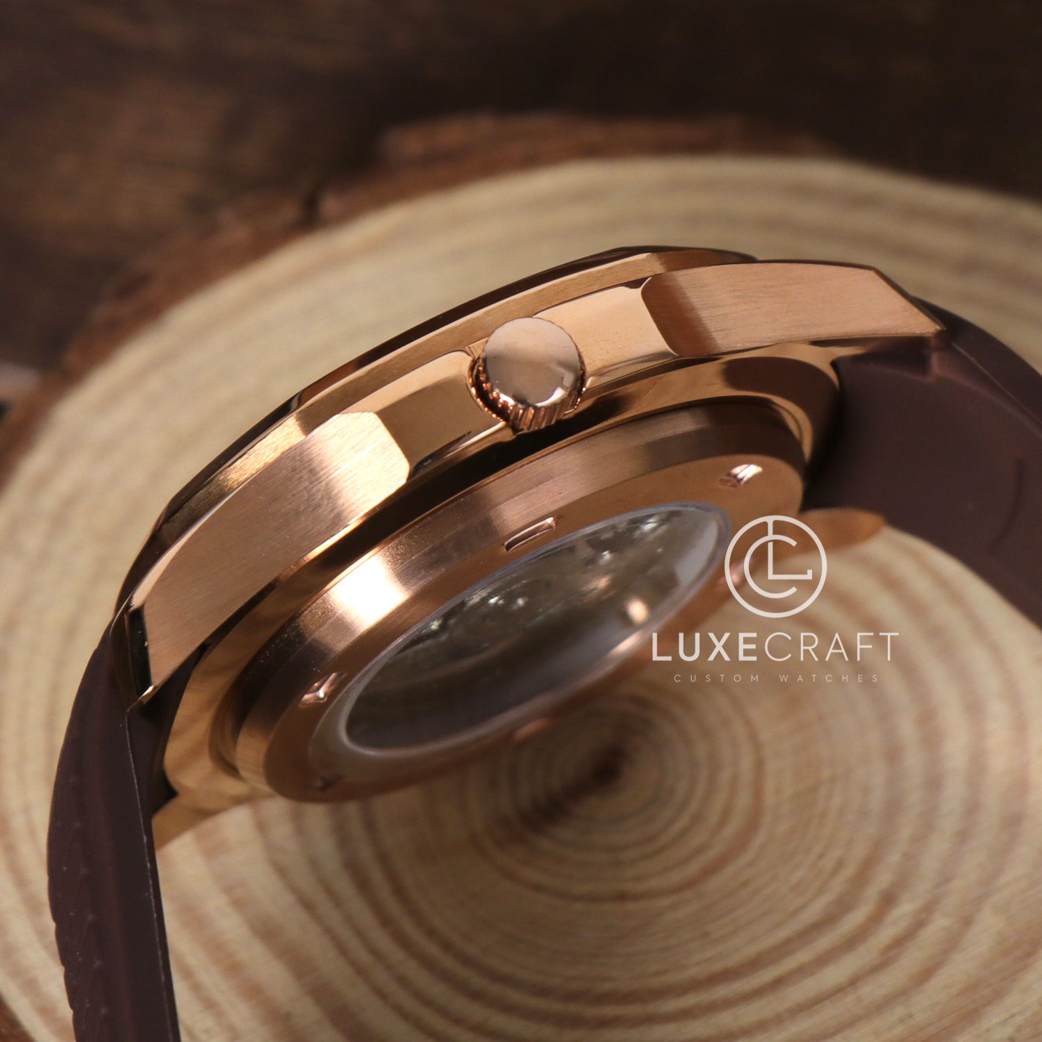 SEIKONAUT BROWN (ROSE GOLD)