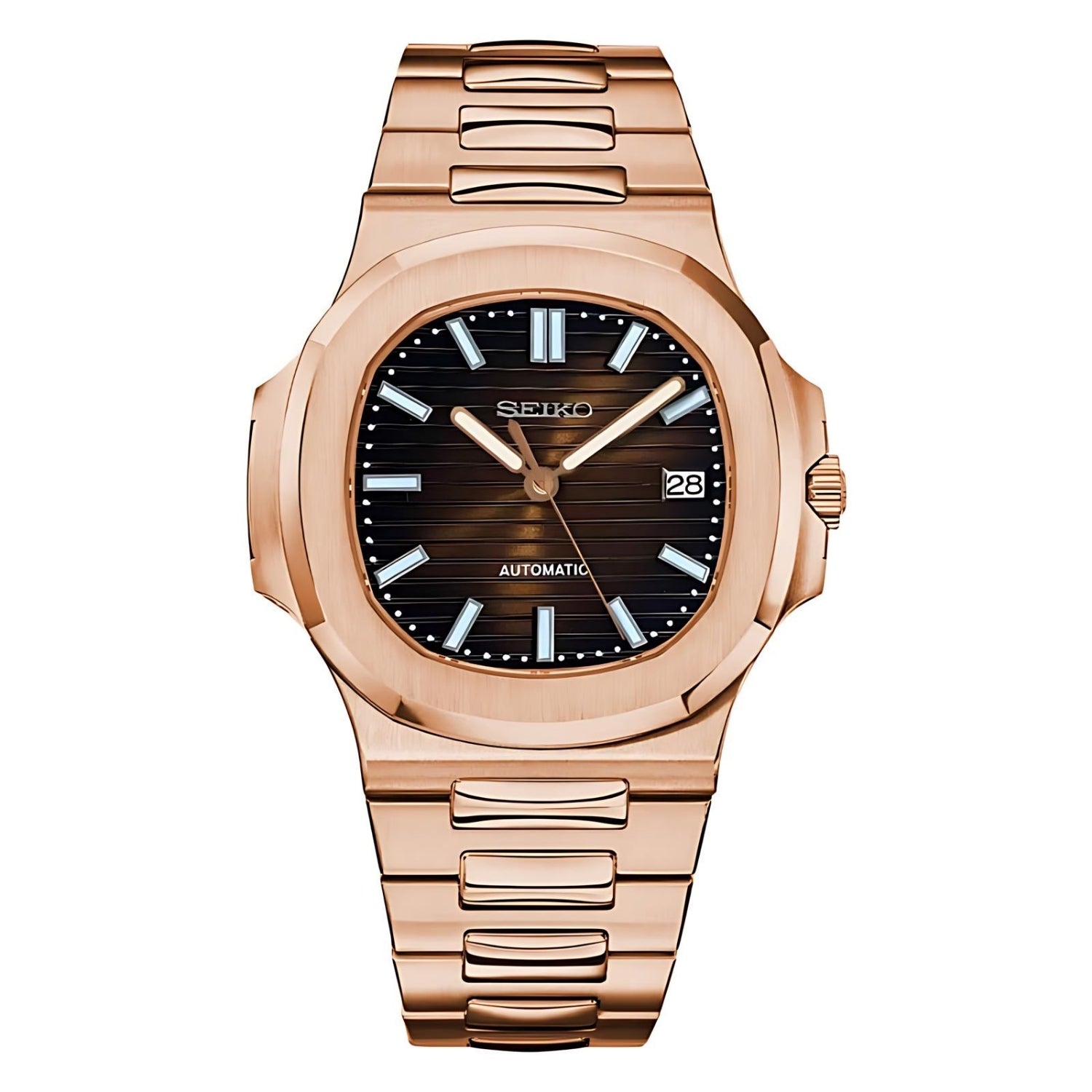 NAUTIKO ROSE GOLD BROWN