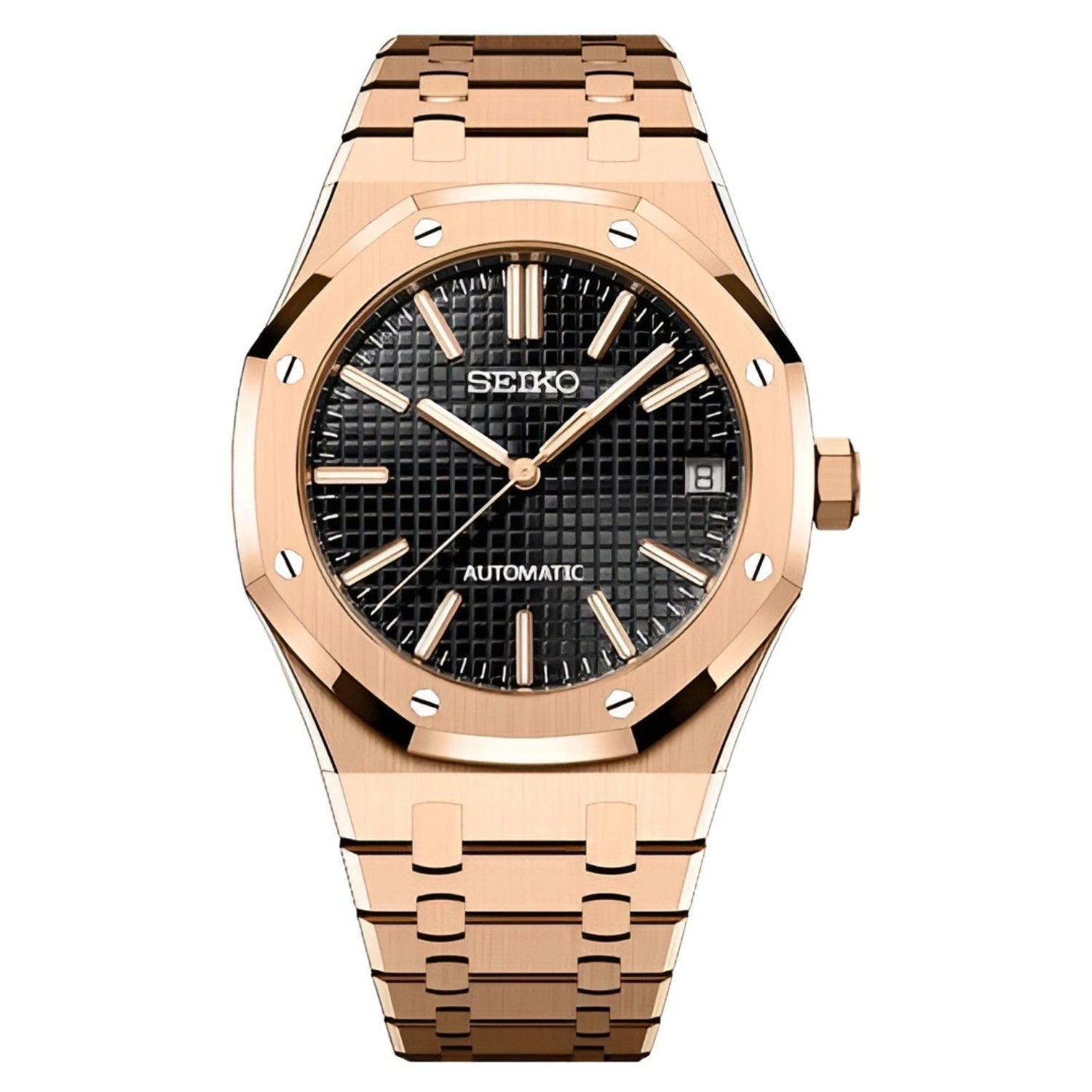 ROYAL SEIKOAK ROSE GOLD BLACK