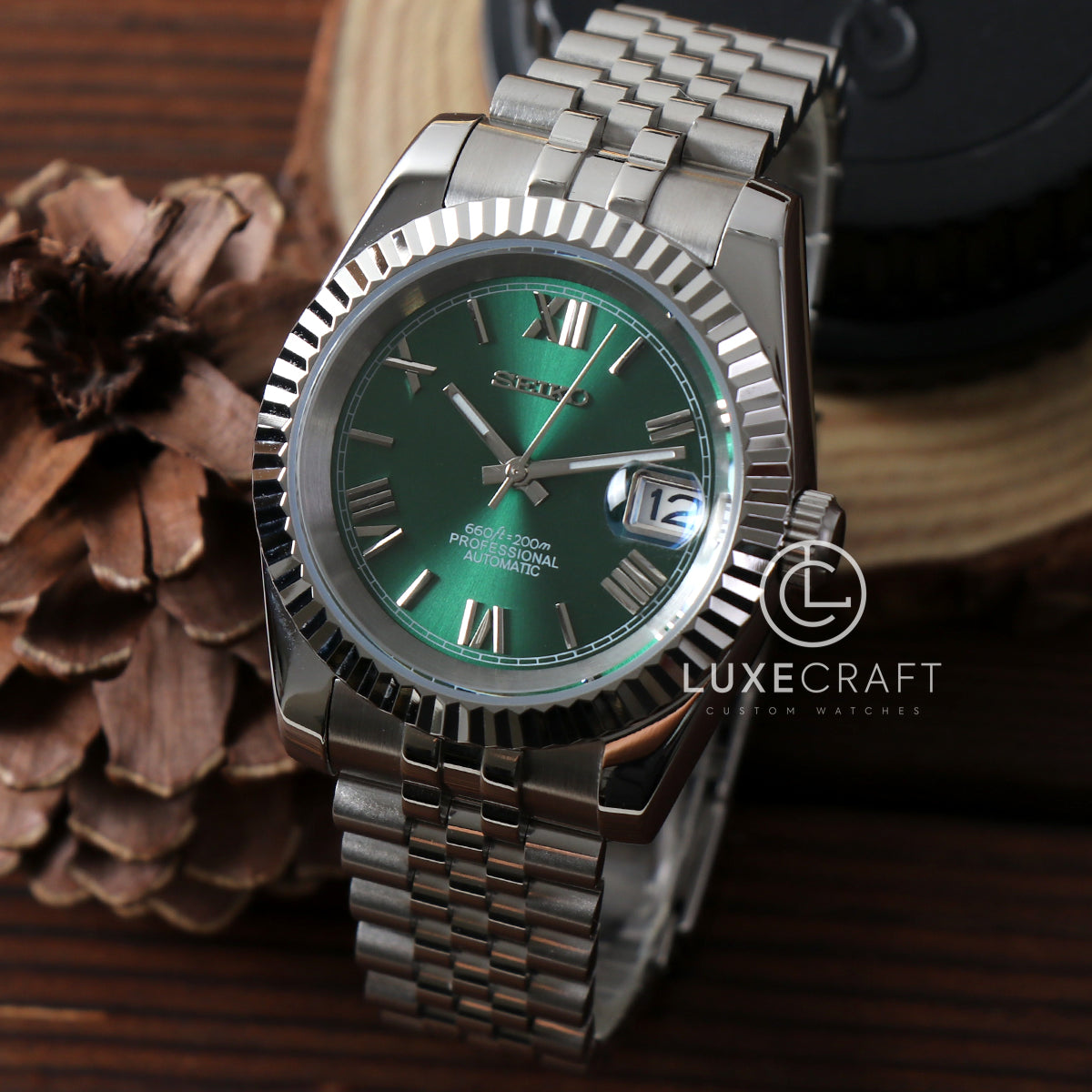 SEIKOJUST GREEN ROMAN