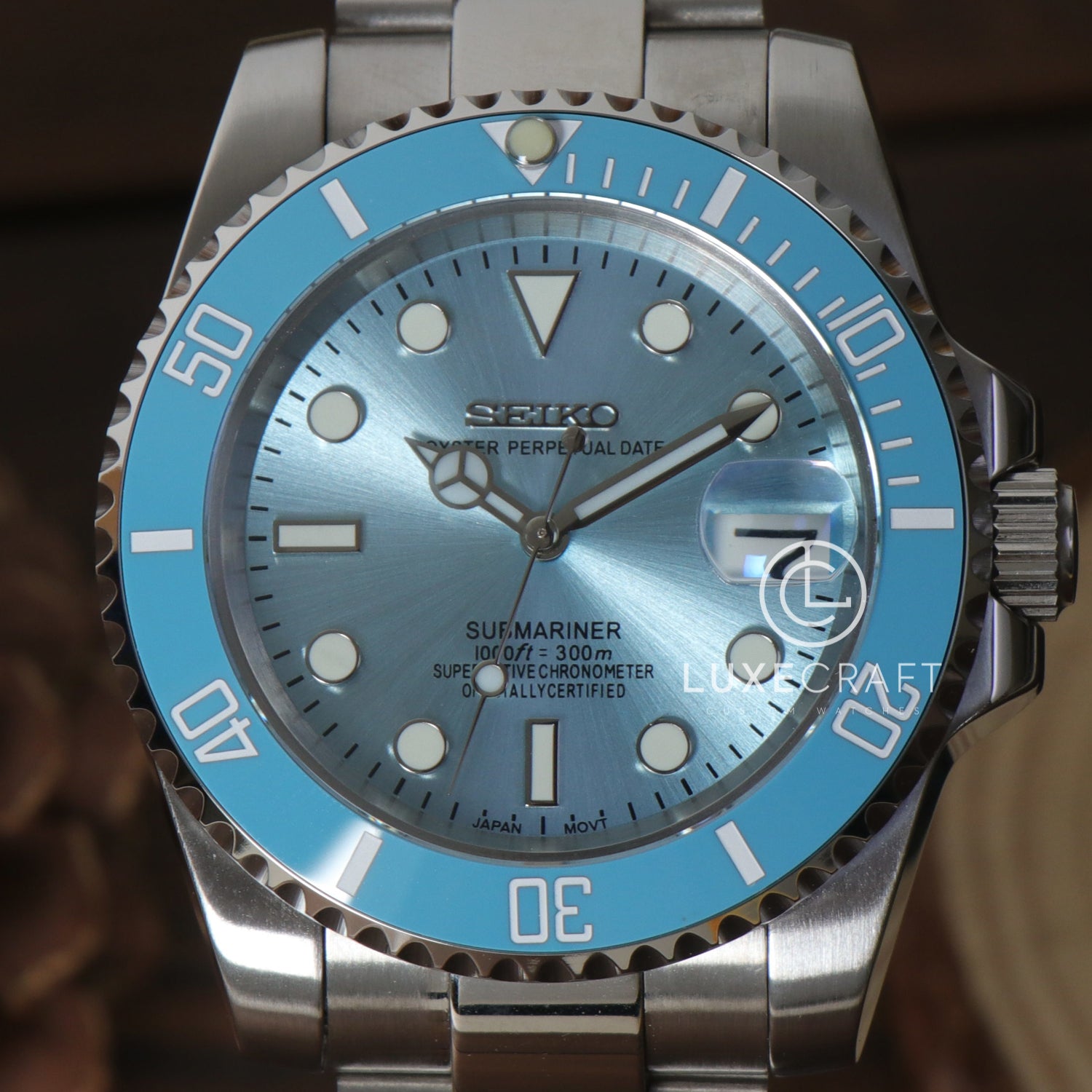 SEIKOMARINER LIGHT BLUE