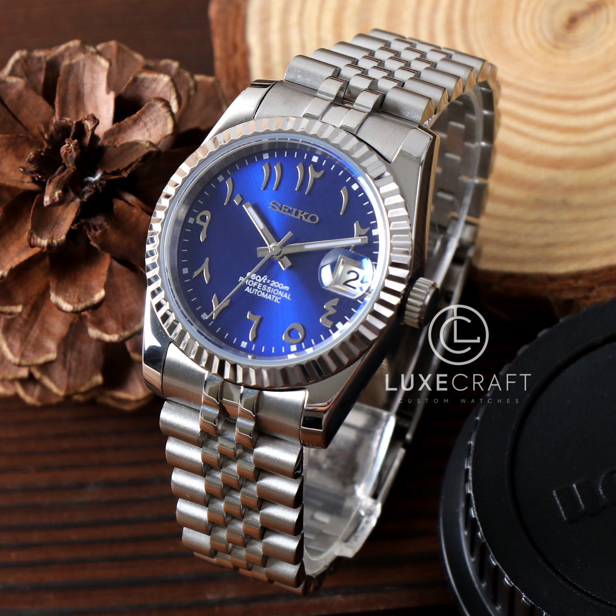 SEIKOJUST ROYAL BLUE ARABIC