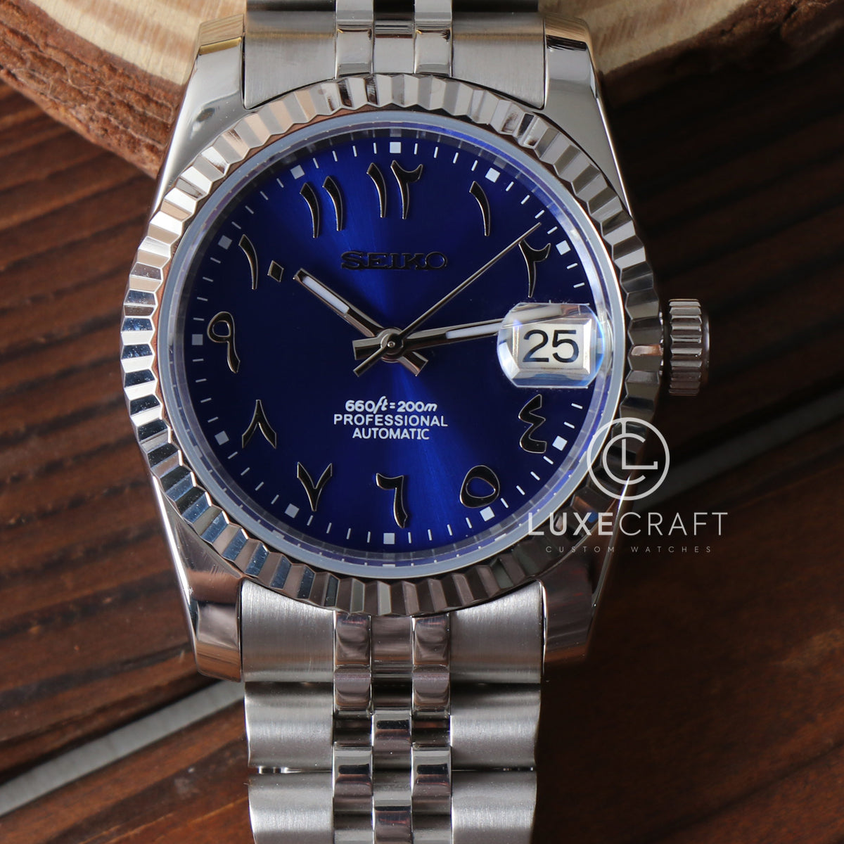 SEIKOJUST ROYAL BLUE ARABIC