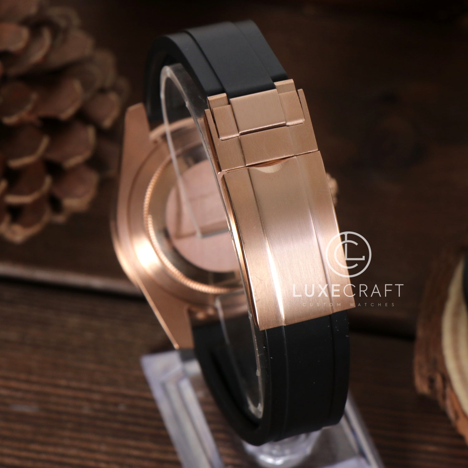 SEIKOMARINE ROSE GOLD - BLACK