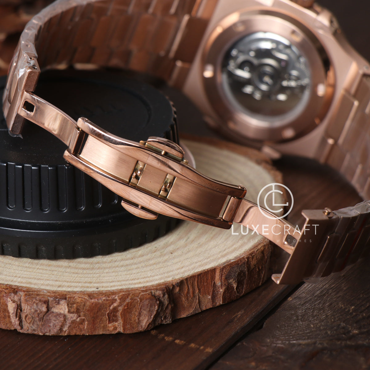 NAUTIKO ROSE GOLD BROWN